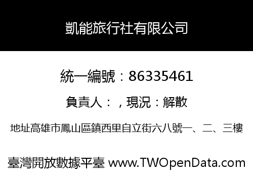 凱能旅行社有限公司
