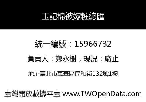 玉記棉被嫁粧總匯