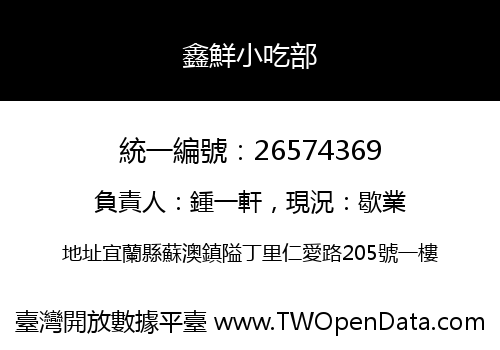 鑫鮮小吃部