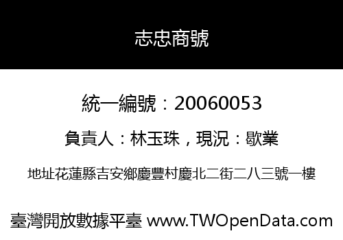 志忠商號