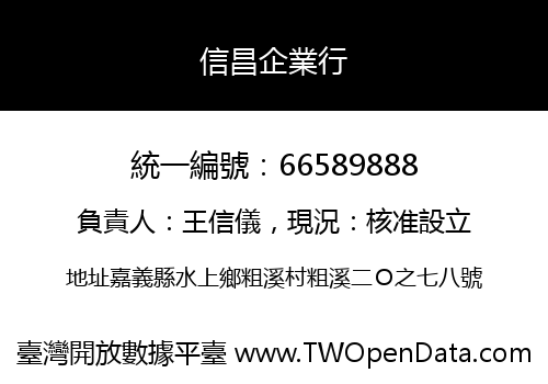 信昌企業行