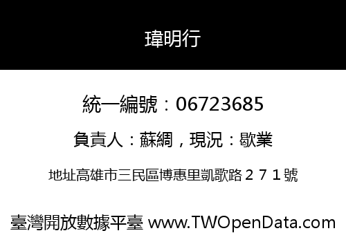 瑋明行