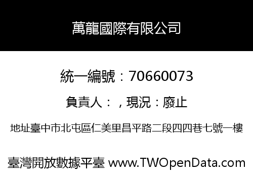 萬龍國際有限公司