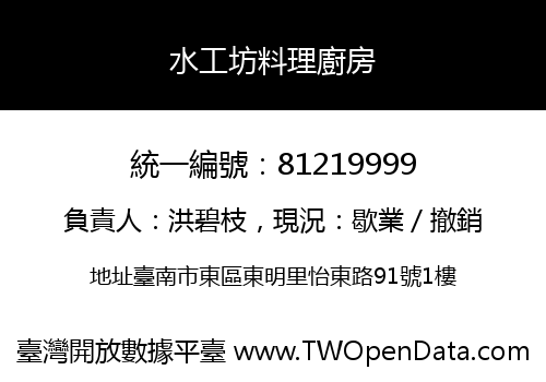 水工坊料理廚房