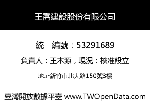 王喬建設股份有限公司