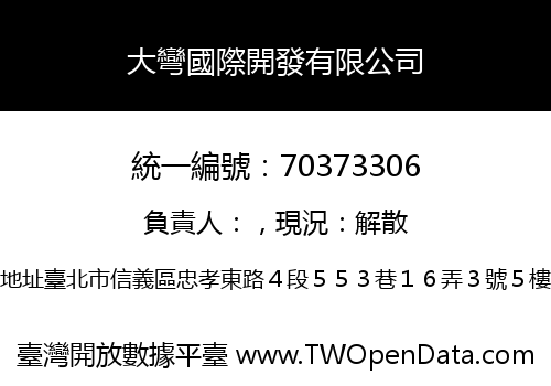 大彎國際開發有限公司