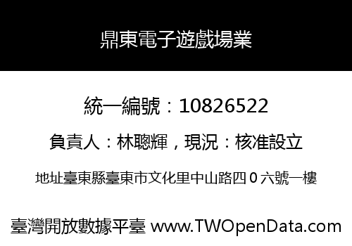鼎東電子遊戲場業