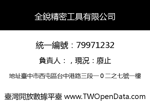 全銳精密工具有限公司