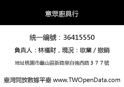 意眾廚具行