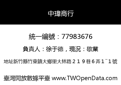 中瑋商行
