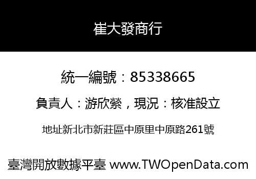 崔大發商行