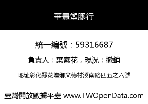 華豊塑膠行