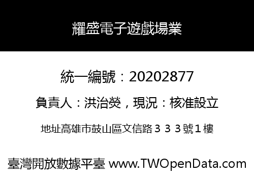 耀盛電子遊戲場業