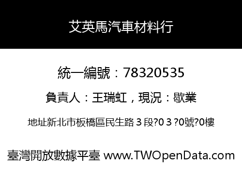 艾英馬汽車材料行