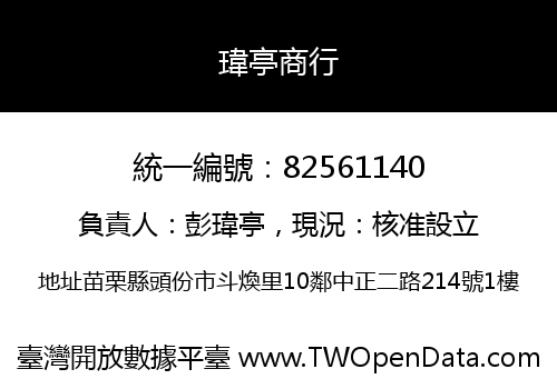 瑋亭商行