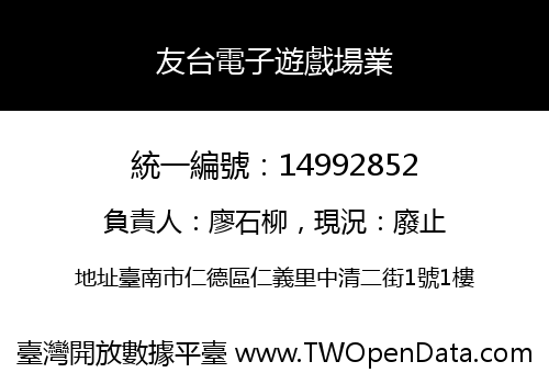 友台電子遊戲場業