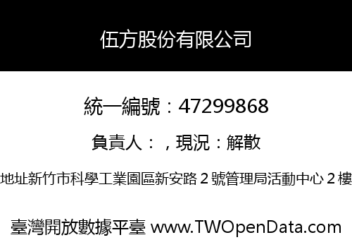 伍方股份有限公司