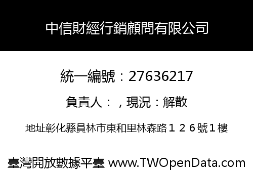 中信財經行銷顧問有限公司