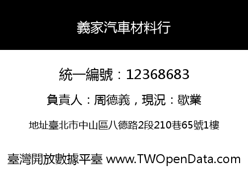 義家汽車材料行
