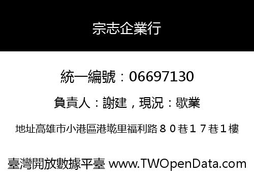 宗志企業行