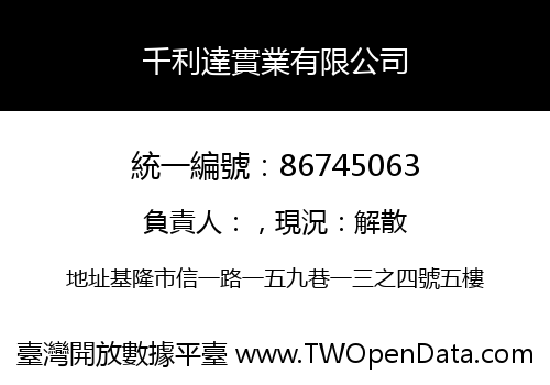 千利達實業有限公司