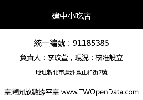 建中小吃店