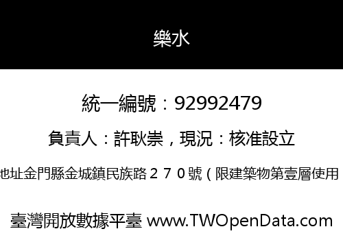 樂水
