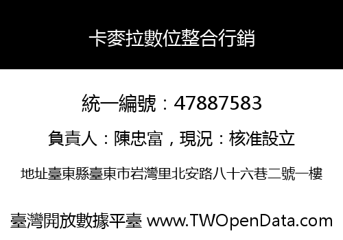 卡麥拉數位整合行銷