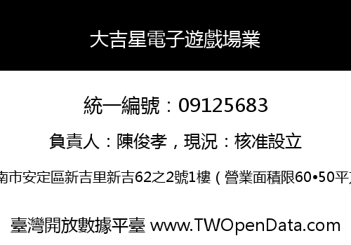 大吉星電子遊戲場業