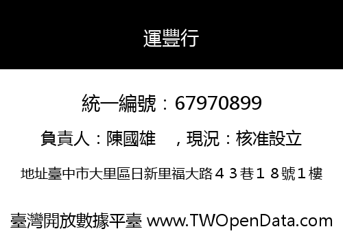 運豐行