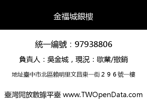 金福城銀樓