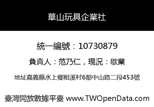 華山玩具企業社