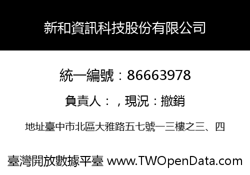 新和資訊科技股份有限公司