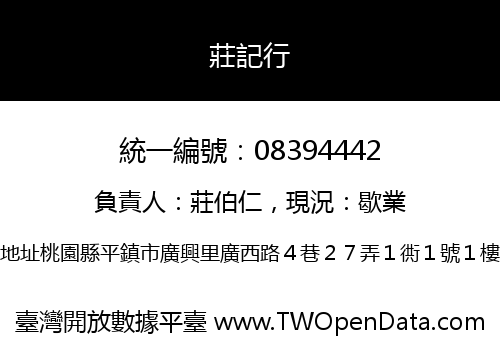 莊記行