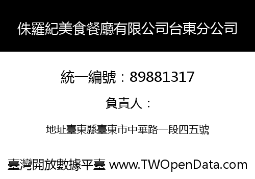 侏羅紀美食餐廳有限公司台東分公司