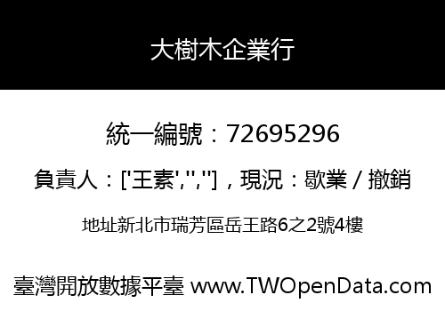 大樹木企業行