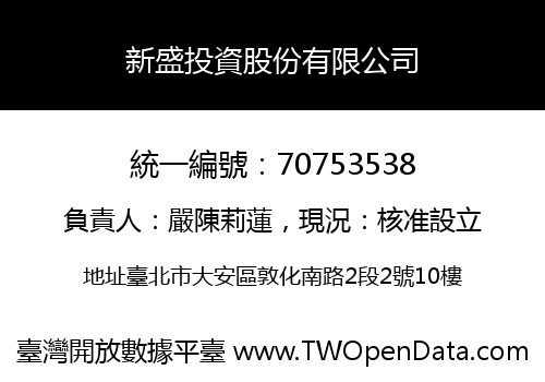 新盛投資股份有限公司