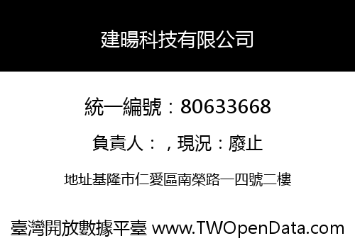 建暘科技有限公司