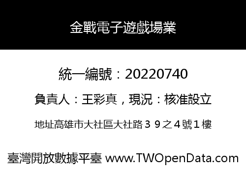 金戰電子遊戲場業