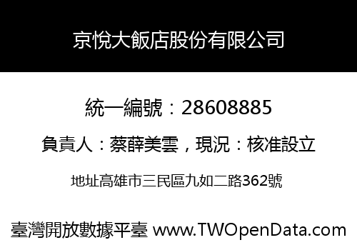 京悅大飯店股份有限公司