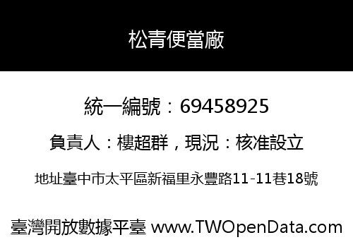 松青便當廠
