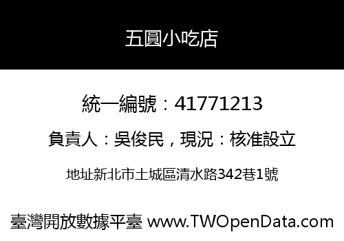 五圓小吃店