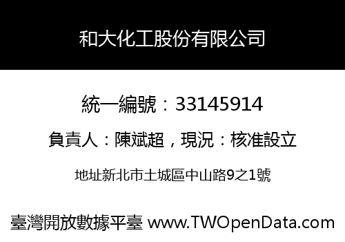 和大化工股份有限公司