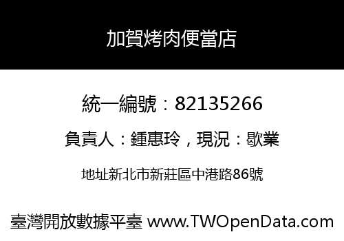 加賀烤肉便當店