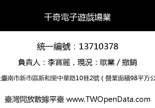 千奇電子遊戲場業