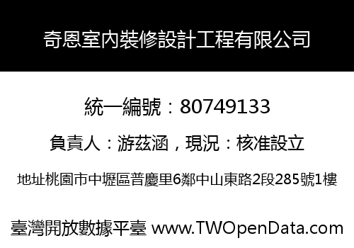 奇恩室內裝修設計工程有限公司