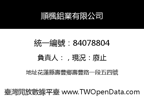 順楓鋁業有限公司