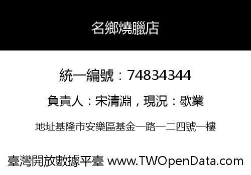 名鄉燒臘店