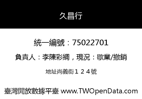 久昌行