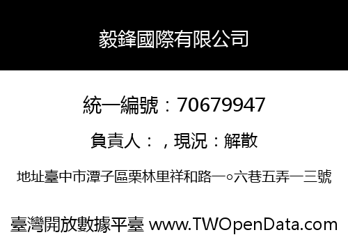 毅鋒國際有限公司